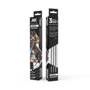 AK AKB102 SYNTHETIC BRUSHES SET