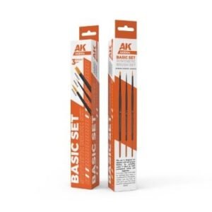 AK AKB104 SYNTHETIC BRUSHES Set
