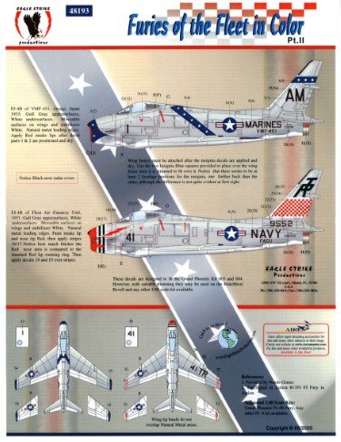 EAGLE STRIKE ESP48193 North American FJ-4B Fury tome 2 1/48 – Image 2