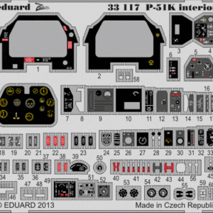 EDUARD ZOOM 33117 P-51K INTERIOR S.A.1/32
