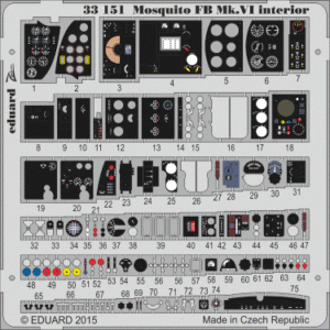 33151 MOSQUITO FB MK.VI INTERIOR