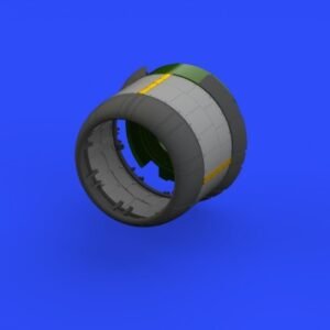 EDUARD 632105 F4U-1 CAPOT AVEC VOLETS DE REFROIDISSEMENT 1/32 pour la maquette Tamiya, set Brassin en résine ultra détaillé.