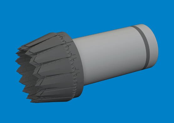 EDUARD 6481087 BRASSIN F-35C EXHAUST NOZZLE PRINT 1/48 – Image 4