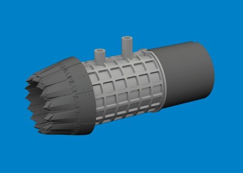 EDUARD 6481091 F-35B EXHAUST NOZZLE 1/48 (TAMIYA) – Image 4