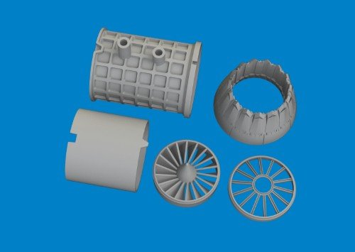 EDUARD 6481091 F-35B EXHAUST NOZZLE 1/48 (TAMIYA) – Image 3