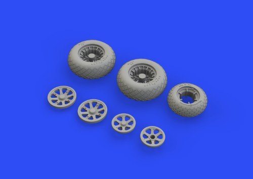 EDUARD 648782 P-38J wheels 1/48 – Image 4
