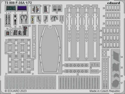EDUARD 73808 F-35A 1/72