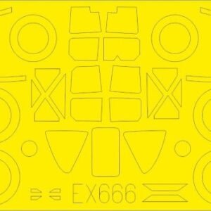 EDUARD EX666 MASK LOCKHEED P-38F/G LIGHTNING TAMIYA 1/48
