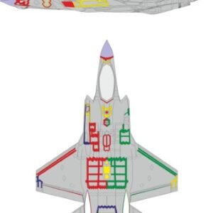 EDUARD EX931 MASK F-35A RAM COATING EARLY 1/48 (TAMIYA)