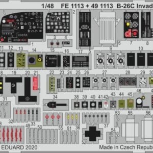 EDUARD ZOOM FE1113 B-26C Invader 1/48