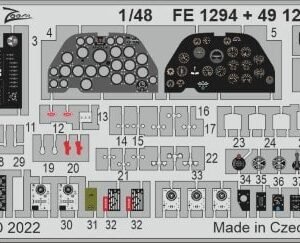 EDUARD ZOOM FE1294 P-38J (TAMIYA) 1/48