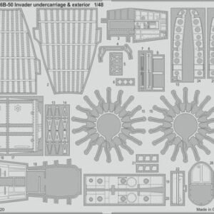 EDUARD B-26B-50 Invader undercarriage & exterior 1/48