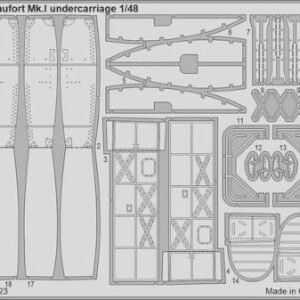 EDUARD 481096 Beaufort Mk.I undercarriage 1/48