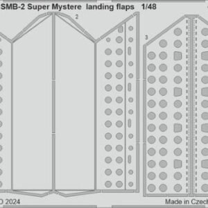 EDUARD SMB-2 Super Mystere landing flaps 1/48