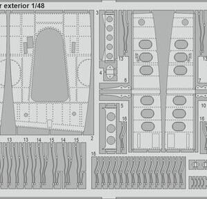 EDUARD 481164 B-26G Marauder exterior 1/48