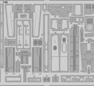 EDUARD 48970 F-14D EXTERIOR 1/48 (TAMIYA)