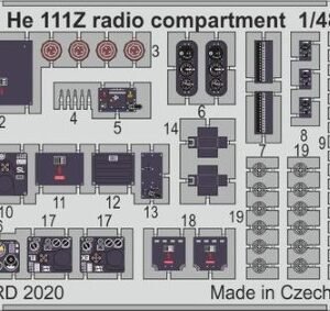 EDUARD 491091 He 111Z radio compartment 1/48
