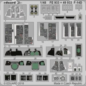 EDUARD FE933 F-14D (TAMIYA) 1/48