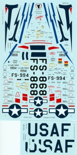 EAGLE STRIKE ESP48213 Republic F-84 G Thunderjet tome 1 1/48 – Image 2