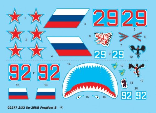 TRUMPETER 02277 SU-25B 1/32 – Image 5