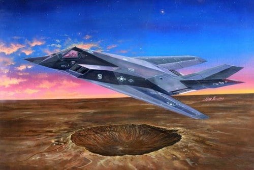 TRUMPETER 03219 F-117A NIGHTHAWK 1/32