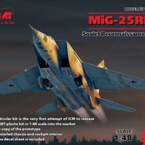 ICM 48901 MIG-25RBT SOVIET RECONNAISSANCE PLANE (100% NEW MOLDS) 1/48