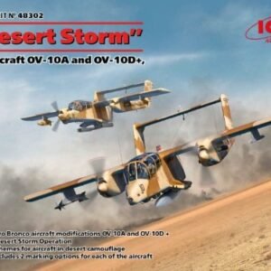 ICM 48302 MAQUETTE 'DESERTSTORM' US AIRCRAFT OV-10A AND OV-10D+ 1991 1/48