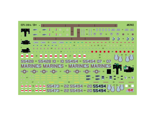 ICM 48302 'DESERTSTORM'. US AIRCRAFT OV-10A AND OV-10D+ 1991 1/48 – Image 16