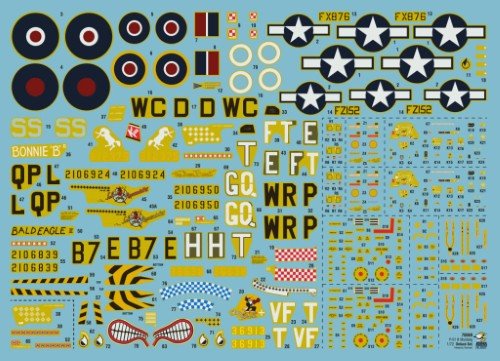 ARMA HOBBY 70069 P-51B Mustang DE LUXE SET 1/72 – Image 3