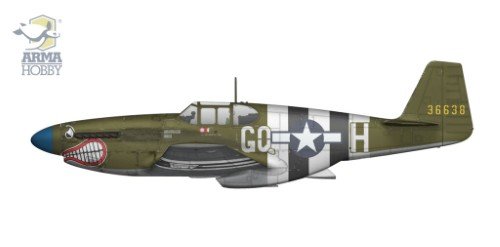 ARMA HOBBY 70069 P-51B Mustang DE LUXE SET 1/72 – Image 9
