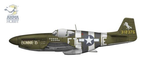 ARMA HOBBY 70069 P-51B Mustang DE LUXE SET 1/72 – Image 11