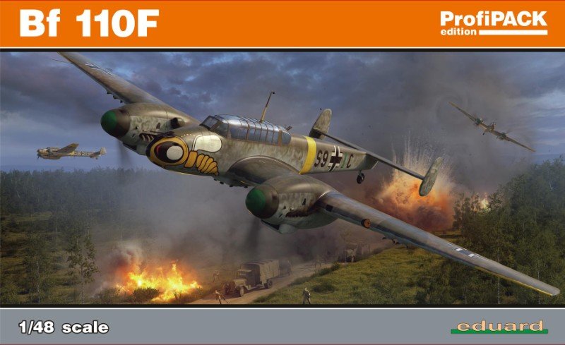EDUARD 8207 MAQUETTE BF 110F 1/48