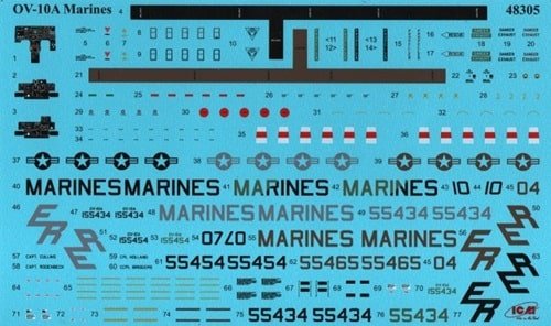 ICM 48305 OV-10A BRONCO US MARINE CORPS, LIGHTATTACK AIRCRAFT 1/48 – Image 2