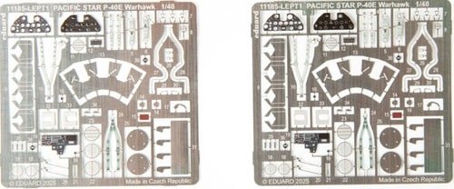 EDUARD 11185 PACIFIC STAR P-40E Warhawk DUAL COMB 1/48 – Image 9