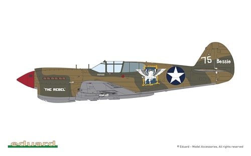 EDUARD 11185 PACIFIC STAR P-40E Warhawk DUAL COMB 1/48 – Image 10