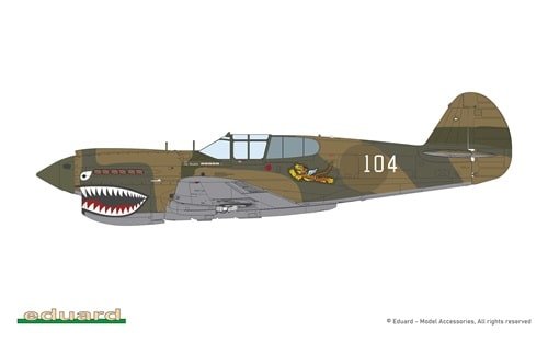 EDUARD 11185 PACIFIC STAR P-40E Warhawk DUAL COMB 1/48 – Image 12