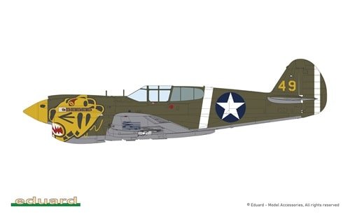 EDUARD 11185 PACIFIC STAR P-40E Warhawk DUAL COMB 1/48 – Image 13
