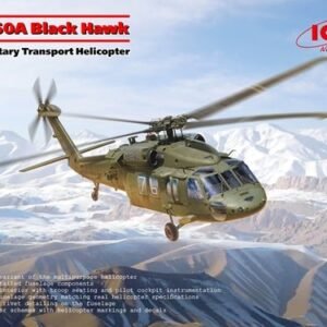 ICM 48361 UH-60A BLACK HAWK, US MILITARY TRANSPORT HELICOPTER 1/48