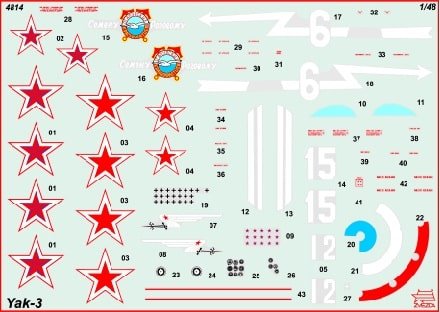 ZVEZDA Z4814 YAK-3 NORMANDIE NIEMEN 1/48 – Image 7