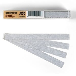 AK AK9022 Dry Sandpaper 240 grit x 50