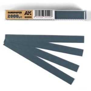 AK AK9028 Wet Sandpaper 2000 grit x 50