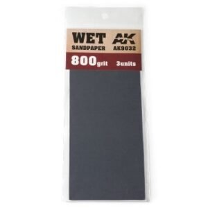 AK9032 Wet Sandpaper 800 Grit x3