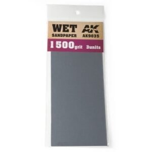 AK9035 Wet Sandpaper 1500 Grit. x3