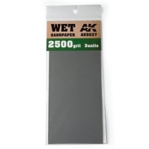 AK9037 Wet Sandpaper 2500 Grit. x3