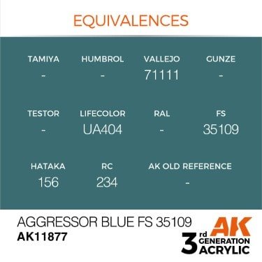 AK11877 Aggressor Blue FS 35109 – Image 2