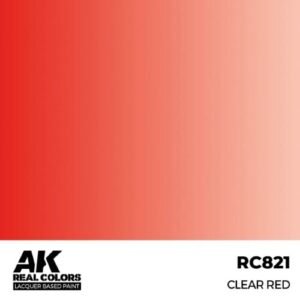 AK RC821 Clear Red 17 ml.