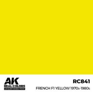 AK RC841 French F1 Yellow 1970s1980s 17ml.