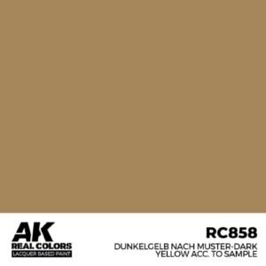 AK RC858 Dunkelgelb Nach MusterDark Yellow a