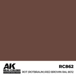 AK RC862 Rot (Rotbraun)Red Brown RAL 8012 17