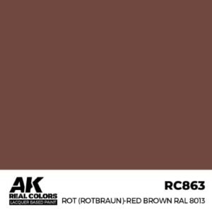 AK RC863 Rot (Rotbraun)Red Brown RAL 8013 17